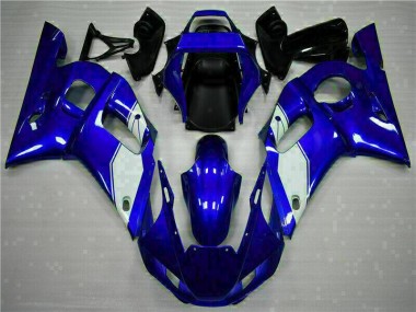 Blau 1998-2002 Yamaha YZF R6 Motorrad Verkleidungen