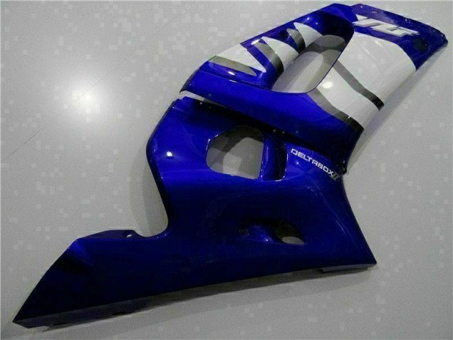 Blau 1998-2002 Yamaha YZF R6 Motorrad Vollverkleidung Blau 1998-2002 Yamaha YZF R6 Motorrad Vollverkleidung