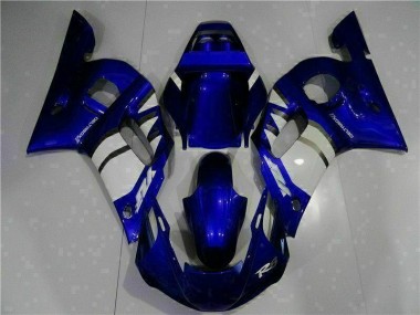 Blau 1998-2002 Yamaha YZF R6 Motorrad Vollverkleidung