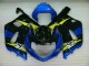 Blau 2001-2003 Suzuki GSXR 600/750 Motorrad Verkleidungen