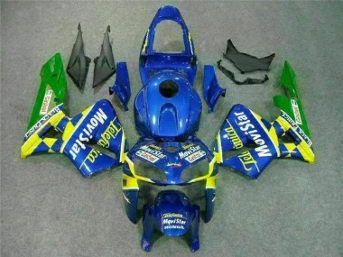 Blau 2005-2006 Honda CBR600RR Motorrad Vollverkleidung