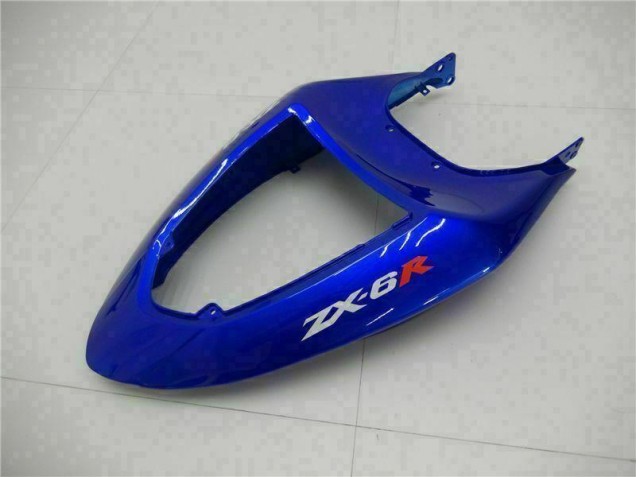 Blau 2005-2006 Kawasaki ZX6R Motorrad Verkleidungen Blau 2005-2006 Kawasaki ZX6R Motorrad Verkleidungen