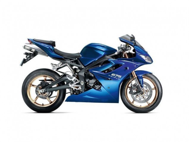 Blau 2009-2012 Triumph Daytona 675 Triple Motorrad Verkleidung Blau 2009-2012 Triumph Daytona 675 Triple Motorrad Verkleidung