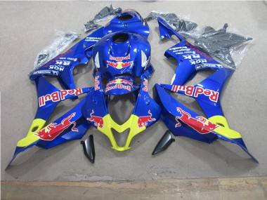 Blau Rot Bull 2007-2008 Honda CBR600RR Motorrad Verkleidung