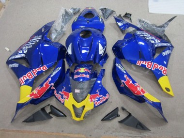 Blau Rot Bull 2009-2012 Honda CBR600RR Motorrad Verkleidungen