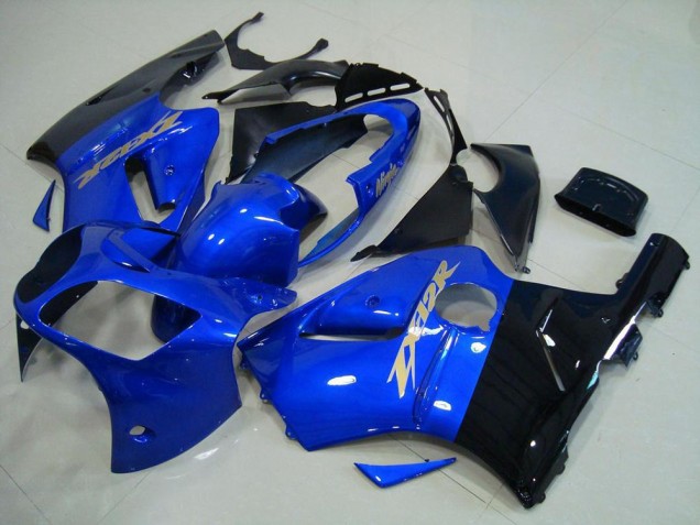 Blau Schwarz 2000-2001 Kawasaki ZX12R Motorrad Verkleidung Blau Schwarz 2000-2001 Kawasaki ZX12R Motorrad Verkleidung