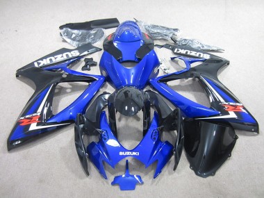 Blau Schwarz 2006-2007 Suzuki GSXR 750 Motorrad Verkleidung