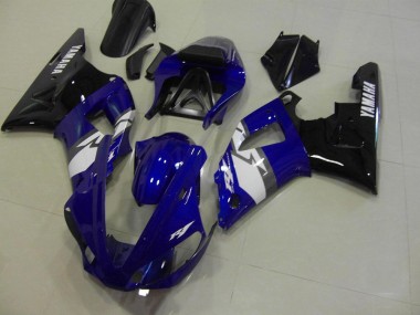 Blau Schwarz Weiß 2000-2001 Yamaha YZF R1 Motorrad Verkleidung