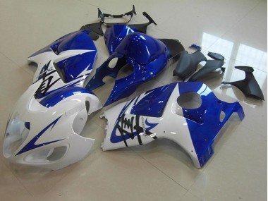 Blau Weiß 1996-2007 Suzuki GSXR 1300 Hayabusa Motorrad Verkleidung