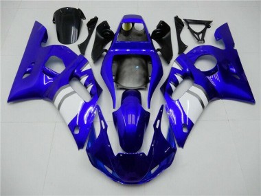 Blau Weiß 1998-2002 Yamaha YZF R6 Motorrad Verkleidungen