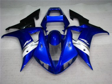 Blau Weiß 2002-2003 Yamaha YZF R1 Motorrad Vollverkleidung