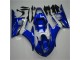 Blau Weiß 2003-2005 Yamaha YZF R6 Motorrad Vollverkleidung Blau Weiß 2003-2005 Yamaha YZF R6 Motorrad Vollverkleidung
