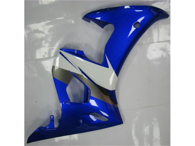 Blau Weiß 2003-2005 Yamaha YZF R6 Motorrad Vollverkleidung Blau Weiß 2003-2005 Yamaha YZF R6 Motorrad Vollverkleidung