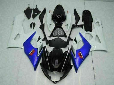 Blau Weiß 2005-2006 Suzuki GSXR 1000 Motorrad Verkleidung