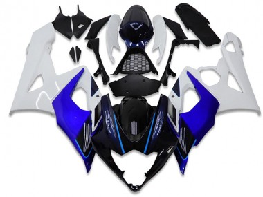 Blau Weiß 2005-2006 Suzuki GSXR 1000 Motorrad Verkleidung & Plastik