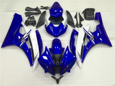 Blau Weiß 2006-2007 Yamaha YZF R6 Motorrad Verkleidung & Plastik