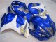 Blau Weiß 2008-2019 Suzuki GSXR 1300 Hayabusa Motorrad Vollverkleidung Blau Weiß 2008-2019 Suzuki GSXR 1300 Hayabusa Motorrad Vollverkleidung