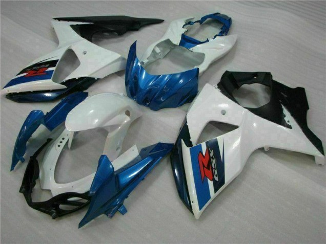 Blau Weiß 2009-2016 Suzuki GSXR 1000 Motor Verkleidung Blau Weiß 2009-2016 Suzuki GSXR 1000 Motor Verkleidung