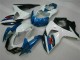 Blau Weiß 2009-2016 Suzuki GSXR 1000 Motor Verkleidung Blau Weiß 2009-2016 Suzuki GSXR 1000 Motor Verkleidung