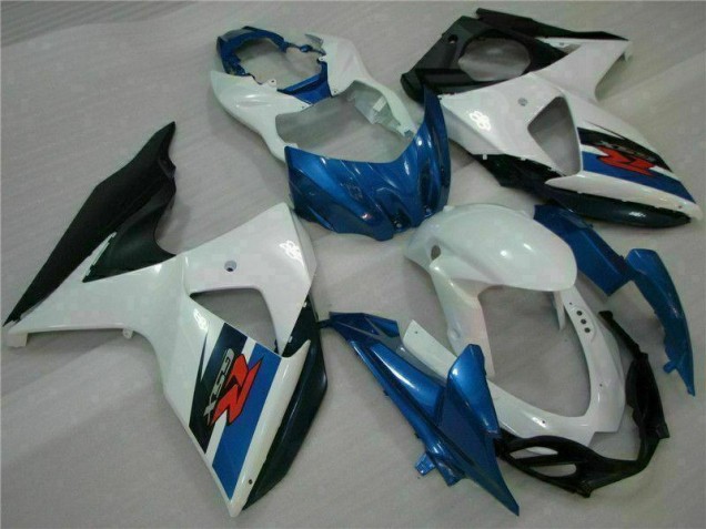Blau Weiß 2009-2016 Suzuki GSXR 1000 Motor Verkleidung Blau Weiß 2009-2016 Suzuki GSXR 1000 Motor Verkleidung