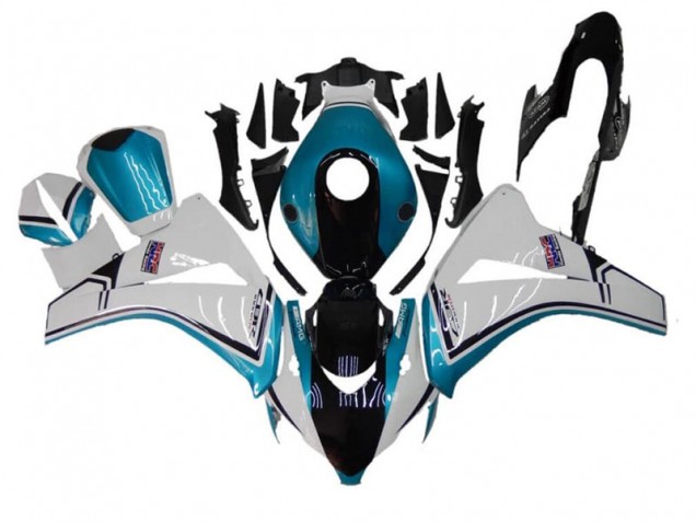 Blau Weiß Schwarz 2008-2011 Honda CBR1000RR Motorrad Verkleidung Blau Weiß Schwarz 2008-2011 Honda CBR1000RR Motorrad Verkleidung