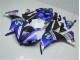 Blau Weiß Schwarz 2012-2014 Yamaha YZF R1 Motorrad Verkleidung Blau Weiß Schwarz 2012-2014 Yamaha YZF R1 Motorrad Verkleidung