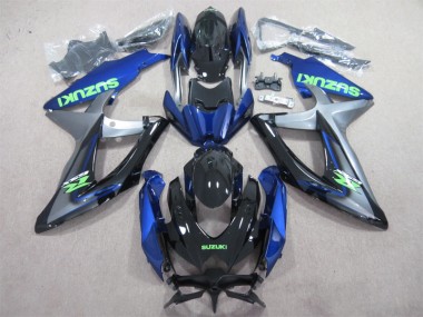 BlauGrün Aufkleber 2008-2010 Suzuki GSXR 600 Motorrad Verkleidung