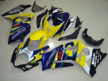 Gelb Corona 2007-2008 Suzuki GSXR 1000 Motorrad Verkleidung