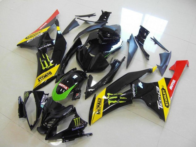 Gelb Monster 2008-2016 Yamaha YZF R6 Motorrad Verkleidung Gelb Monster 2008-2016 Yamaha YZF R6 Motorrad Verkleidung