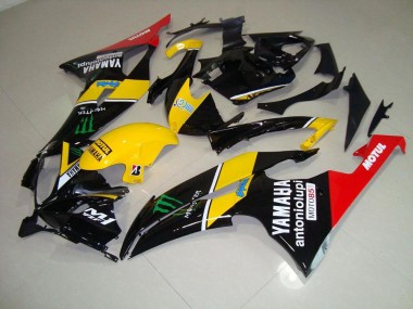 Gelb Monster 2008-2016 Yamaha YZF R6 Motorrad Verkleidungen