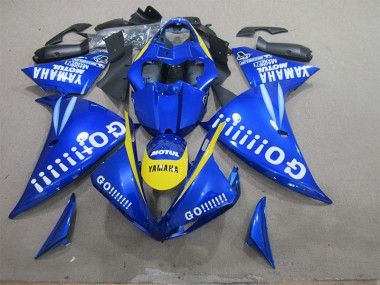 Gelb Monster 2009-2011 Yamaha YZF R1 Motorrad Verkleidung