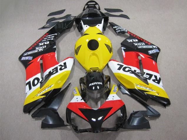 Gelb Rot Repsol 2004-2005 Honda CBR1000RR Motorrad Verkleidung Gelb Rot Repsol 2004-2005 Honda CBR1000RR Motorrad Verkleidung