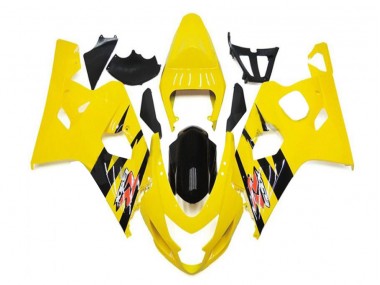 Gelb Schwarz 2004-2005 Suzuki GSXR 600/750 Motorrad Verkleidung