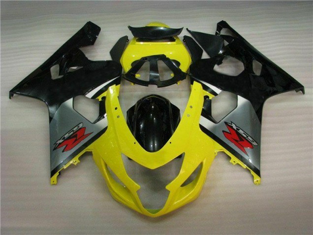Gelb Schwarz 2004-2005 Suzuki GSXR 600/750 Motorrad Verkleidungen Gelb Schwarz 2004-2005 Suzuki GSXR 600/750 Motorrad Verkleidungen