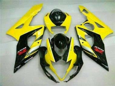 Gelb Schwarz 2005-2006 Suzuki GSXR 1000 Motorrad Verkleidungen