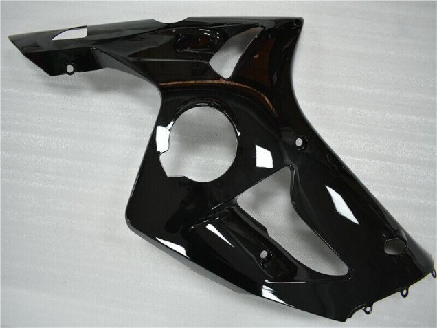 Glänzend Schwarz 2003-2004 Kawasaki ZX6R Motorrad Verkleidung Glänzend Schwarz 2003-2004 Kawasaki ZX6R Motorrad Verkleidung