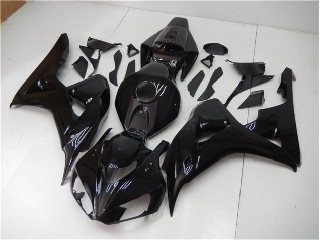 Glänzend Schwarz 2006-2007 Honda CBR1000RR Motorrad Vollverkleidung Glänzend Schwarz 2006-2007 Honda CBR1000RR Motorrad Vollverkleidung