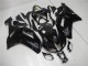 Glänzend Schwarz 2007-2008 Kawasaki ZX6R Motorrad Verkleidungen Glänzend Schwarz 2007-2008 Kawasaki ZX6R Motorrad Verkleidungen