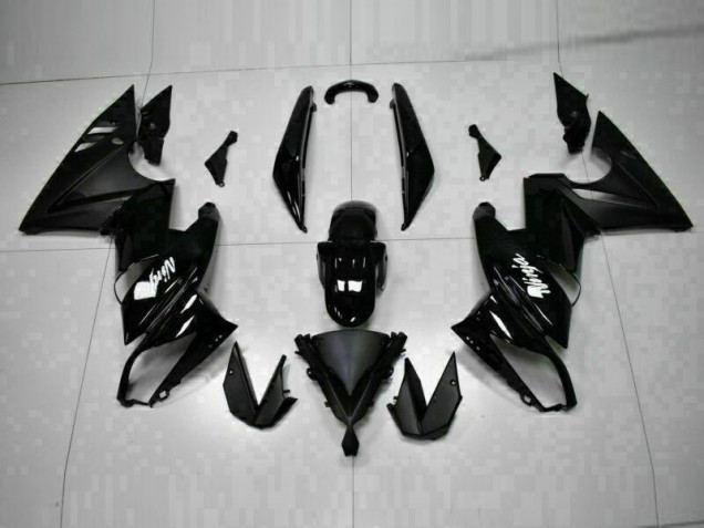 Glänzend Schwarz 2009-2011 Kawasaki EX650 Motorrad Verkleidung Glänzend Schwarz 2009-2011 Kawasaki EX650 Motorrad Verkleidung