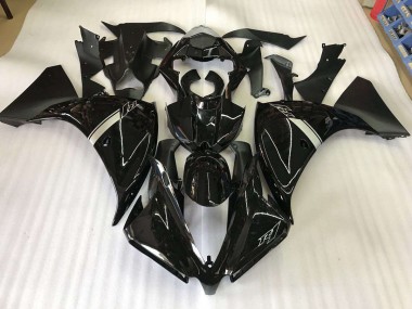 Glänzend Schwarz 2009-2011 Yamaha YZF R1 Motorrad Verkleidung