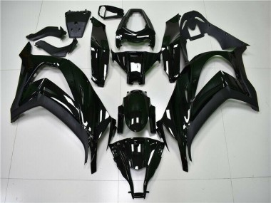 Glänzend Schwarz 2011-2015 Kawasaki ZX10R Motorrad Verkleidung