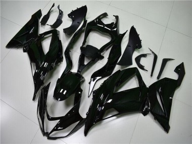 Glänzend Schwarz 2013-2018 Kawasaki ZX6R Motorrad Verkleidung