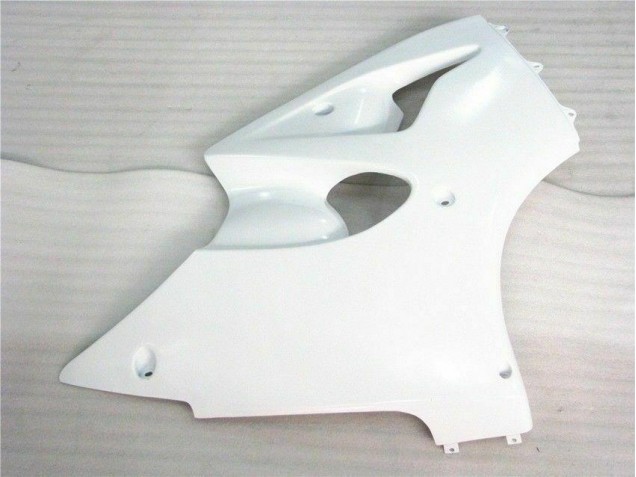 Glänzend Weiß 2000-2002 Kawasaki ZX6R Motorrad Verkleidung Glänzend Weiß 2000-2002 Kawasaki ZX6R Motorrad Verkleidung