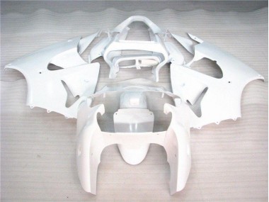 Glänzend Weiß 2000-2002 Kawasaki ZX6R Motorrad Verkleidung