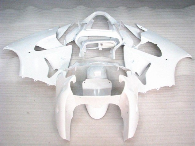 Glänzend Weiß 2000-2002 Kawasaki ZX6R Motorrad Verkleidung Glänzend Weiß 2000-2002 Kawasaki ZX6R Motorrad Verkleidung