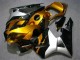 Gold Silber Schwarz 2003-2004 Honda CBR600RR Motorrad Verkleidung