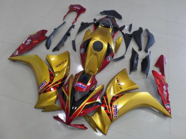 Gold und Dunkel rot 2012-2016 Honda CBR1000RR Motorrad Verkleidung