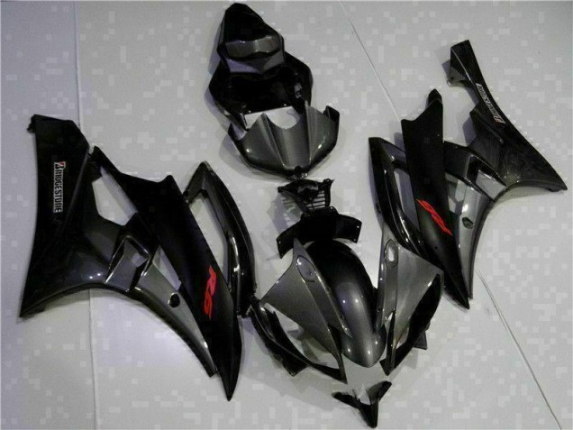 Grau Schwarz 2006-2007 Yamaha YZF R6 Motorrad Verkleidung Grau Schwarz 2006-2007 Yamaha YZF R6 Motorrad Verkleidung