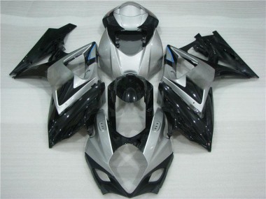 Grau Schwarz 2007-2008 Suzuki GSXR 1000 Motorrad Verkleidung