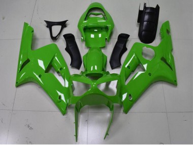 Grün 2003-2004 Kawasaki ZX6R Motorrad Verkleidungen